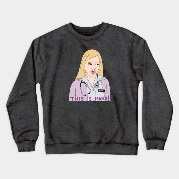 Nurse Trainee Pittman Crewneck Sweatshirt by thecompassrose